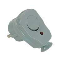 Wtyczka kątowa z włącz. i kontrolą załączania AWA-ŁK, 2P+Z, 16A,250V,rozbieralna transp.(60szt) | 51.22 Elektro-Plast Opatówek