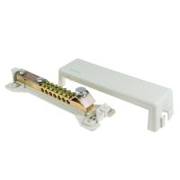 Szyna wyrównawcza SZW (z pokrywą zacisków), (14x10mm², 2x ~25mm²) szara (1szt) | 49.11 Elektro-Plast Opatówek