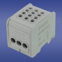 Odgałęźnik Instalacyjny z pokrywą LZ 1x16/16/16 szary (10szt) | 46.162 Elektro-Plast Opatówek