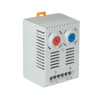 Termostat na grzanie i chłodzenie TBGZ43(podw)NC 0/+60°C NO 0/+60°C,bimetalowy,TH35,67x50x46mm szary | 86.43 Elektro-Plast Opatówek