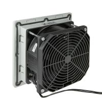 Wentylator z filtrem WEF7, IP54 19W 230V AC, 148x148x73mm szary (1szt) | 86.207 Elektro-Plast Opatówek