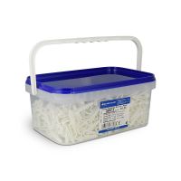 Uchwyt szybkiego montażu płaski USMP-3 BOX biały (600szt) | 16.23 Elektro-Plast Opatówek