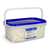 Uchwyt szybkiego montażu płaski USMP-2 BIS BOX biały (500szt) | 16.77 Elektro-Plast Opatówek