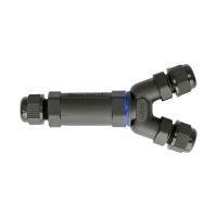 Złączka kablowa trójnik SPNTY 525, (5x2,5), IP68 czarna (1szt) | 39.526 Elektro-Plast Opatówek