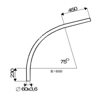 Wysięgnik 500x1000mm na 0-2 WL-11 | EP-WL-11-050-100-002 Delkar