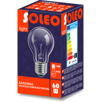 Żarówka wysokotemperaturowa Soleo 60W E27 230V A55 | WST-2622 Helios