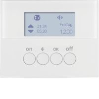 Łącznik czasowy KNX RF quicklink Berker.Net, biały, połysk, Berker | 85745279 Hager