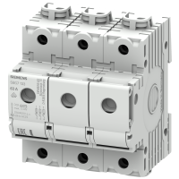 Rozłącznik bezpiecznikowy 3-biegunowy, Minized do wkładek Neozed, wlk. D02, 63A | 5SG7133 Siemens