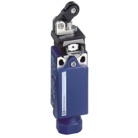 Łącznik krańcowy OsiSense XC dźwignia z rolką termoplastyczną 1NC+1NO | XCPR2121G13 Telemecanique Sensors