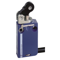 Łącznik krańcowy OsiSense XC dźwignia z rolką termoplastyczną 1NC+1NO z kablem 1m | XCMD2121L1 Telemecanique Sensors