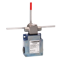 Łącznik krańcowy OsiSense XC pręty skrzyżowane, 2x(2NC), zaciski śrubowe | XCKMR54D2H29 Telemecanique Sensors