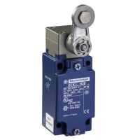 Wyłącznik krańcowy XCKJ dźwigia z rolką stalową 1NC+1NO migowe M12 | XCKJ10513D Telemecanique Sensors