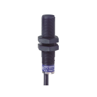 Czujnik indukcyjny XS4 M12 L52mm PPS Sn4mm 24-240VAC/DC przewód 2m | XS4P12MA230 Telemecanique Sensors