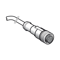 Złącze żeńskie M12 kątowe 3-pinowe Kabel 2m PUR z LED | XZCP1865L5 Telemecanique Sensors