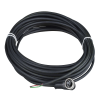 Złącze żeńskie 1/2 cala proste 3-pinowe Kabel 5m PUR | XZCP1965L5 Telemecanique Sensors