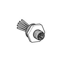 Adapter metalowy, otwór gwintowany Pg 13,5, dla konektora męskiego,M12,5-przew. | XZCE13M125M Telemecanique Sensors