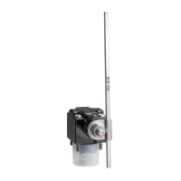 Głowica łącznika krańcowego OsiSense XC dźwignia z kwadratowym prętem stalowym 3mm | ZCKD54 Telemecanique Sensors