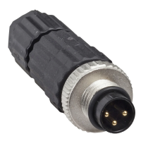 Konektor OsiSense XZ żeński prosty M8 3 piny dławik kablowy M9.5 x 1 | XZCC8MDM30V Telemecanique Sensors
