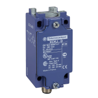 Łącznik krańcowy OsiSense XC korpus ZCKJ stacjonarny bez wyświetlacza 1NC+1NO działanie wolne M12 | ZCKJ6D Telemecanique Sensors