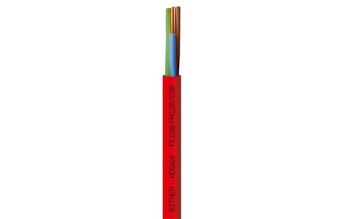 Przewód bezhalogenowy HDGS 2x1,5 FE180/PH120/E90 300/500V BĘBEN | B52001 Bitner