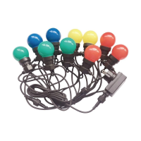 Girlanda ogrodowa V-TAC (sznur) LED 5 metrów 10 żarówek 0,5W VT-70510 RGBY 300lm | 3800157637459 LED EUROPE