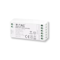 Kontroler sterownik ściemniacz V-TAC RGBW 12A/MAX 12V-144W 24V-288W VT-2434 | 3800157684767 V-Tac Europe