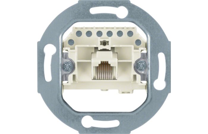 Mechanizm gniazda telefonicznego UAE 1-kr (RJ11, RJ12, RJ45) kat. 3, One.platform | 534538 Hager