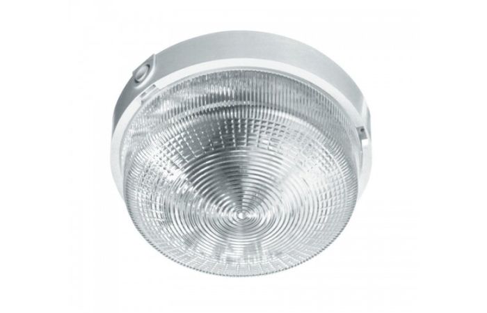 Oprawa plafon Rondo 100W E27 230V IP44 klosz przezroczysty | 150036/BD Lena Lighting