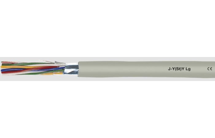 Kabel telekomunikacyjny J-Y(ST)Y LG 2x2x0,8 300V BĘBEN | 33018 Helukabel
