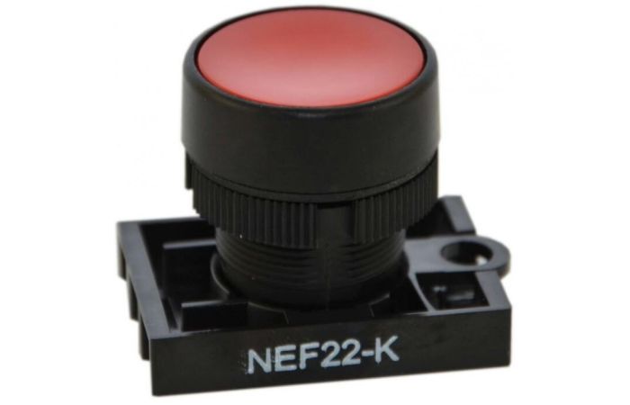Napęd przycisku krytego NEF22-K z samopowrotem, czerwony | W0-N-NEF22-K C Promet