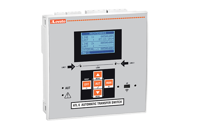 Przełącznik sieci, zasilanie 100-240VAC, obudowa 144x144mm, automatyczny | ATL600 Lovato Electric