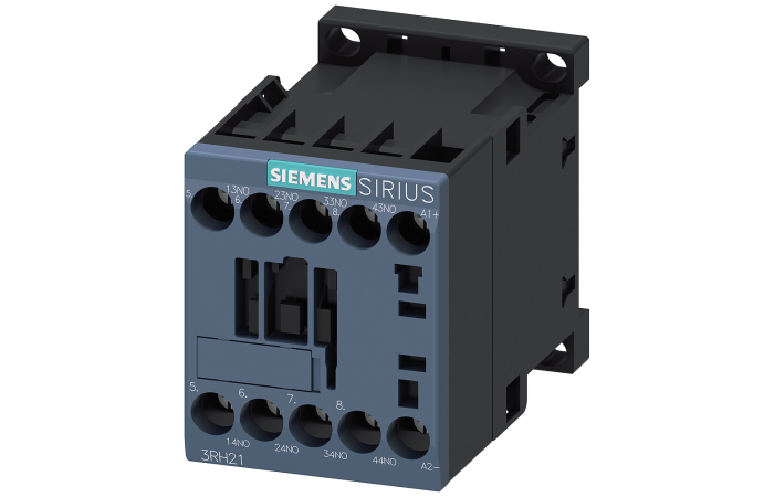 Przekaźnik pomocniczy 4NO 24V DC wlk. S00, Połączenie śrubowe | 3RH2140-1BB40 Siemens