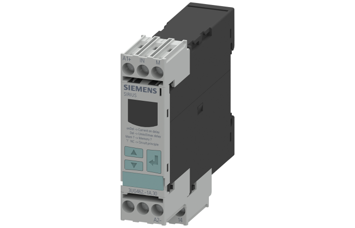 Przekaźnik kontroli cyfrowej 1-faz 24 -240VAC/DC styki 1CO przyłącze śrubowe | 3UG4621-1AW30 Siemens
