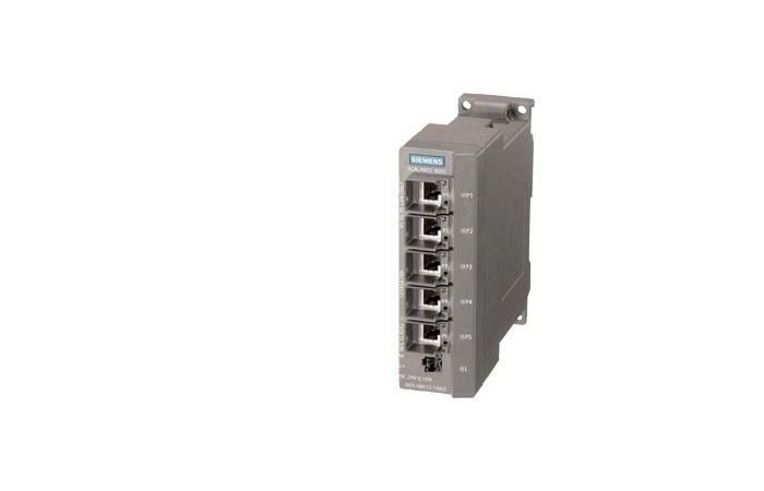 Switch SCALANCE X005 5x 10/100 Mbit/s RJ45 ports, LED IP30, 24 V DC | 6GK5005-0BA10-1AA3 Siemens
