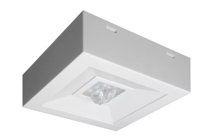 Oprawa awaryjna LOVATO N ECO LED, 1W optyka otwarta, 3h, jednozadaniowa, biała | LVNO/1W/E/3/SE/X/WH Awex