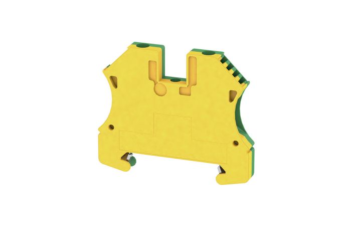 Złączka szynowa przelotowa ochronna, śrubowa, żółto-zielona WPE 4 | 1010100000 Weidmuller