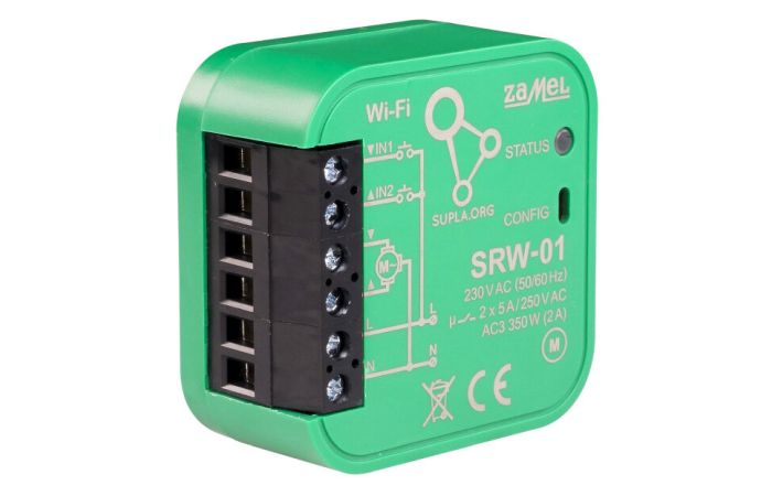 Sterownik rolet Wi-Fi typ: SRW-01 SUPLA | SPL10000004 Zamel