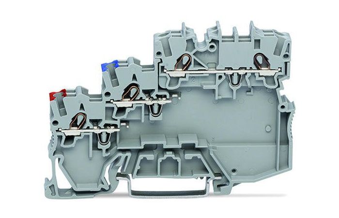 Złączka 3-przewodowa do czujników typu PNP, szara | 2000-5311 Wago