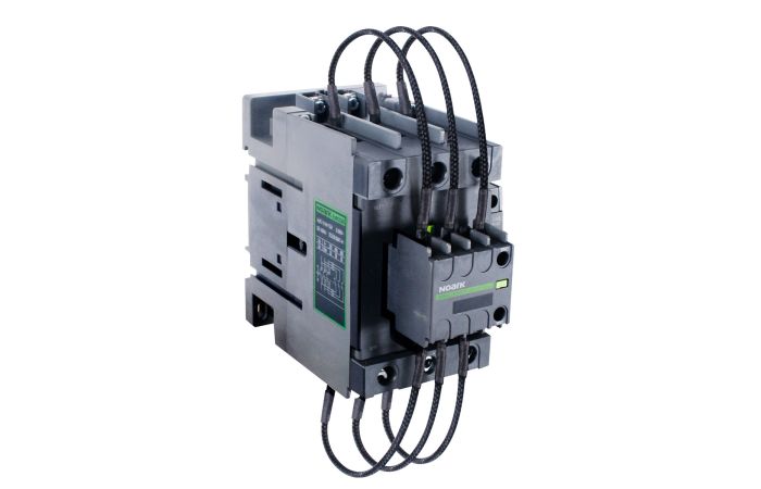 Stycznik baterii kondensatorów 3-bieguny, AC-6b80A, kompensacja mocy 50kVar 400VAC, 1NO+2NC, Ex9CC80 | 104341 Noark