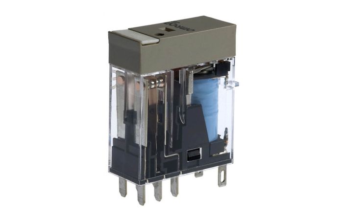 Przekaźnik elektromagnetyczny, DPDT, 5A, 24VDC, 8 pin, LED, G2R-2-SN 24VDC (S) | 143419 Omron Electronics