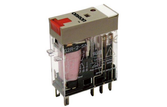 Przekaźnik elektromagnetyczny, DPDT, 5A, 230VAC, 8 pin, G2R-2-SNI 230VAC (S) | 125383 Omron Electronics