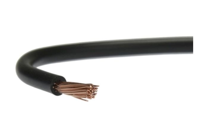 Przewód instalacyjny H05V-U (DY) 0,5 300/500V, czarny KRĄŻEK | 5907702818993 EK Elektrokabel