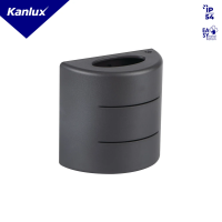 Oprawa elewacyjna REFAZI EL 6W-A-O-GR 4000K 60lm IP54 grafitowy | 39184 Kanlux