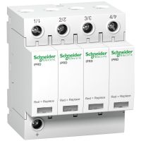 Ogranicznik przepięć iPRD8-T23-4 4-biegunowy Typ2+Typ3 8 kA, Acti 9 | A9L08400 Schneider Electric