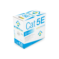Kabel U/UTP kat.5e PVC Eca 4PR 305m (ŻÓŁTA powłoka) KRĄŻEK | KIU5PVC305Y A-Lan Technologie