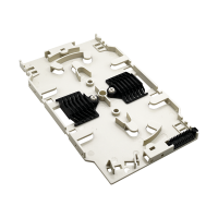 Kaseta (tacka) spawów światłowodowych z uchwytami na 12 spawów oraz separatorem włókien na wyjściu | FOC-12K A-Lan Technologie