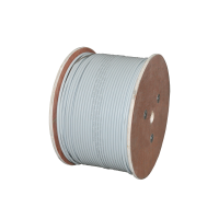 Kabel S/FTP kat.7, teleinformatyczny, LSOH, Dca 4x2x23 AWG, 10Gb/s szary /500m/ SZPUA | KIS7LSOH500D A-Lan Technologie