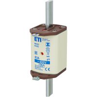 Wkładka bezpiecznikowa (topikowa) NH2C/I 63A gG 400V zwłoczna / Zaczepy izolowane | 004195112 Eti