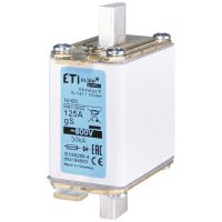 Wkładka bezpiecznikowa (topikowa) NH00 125A gS 800V ultraszybka / gS | 004184503 Eti