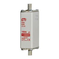 Wkładka bezpiecznikowa (topikowa) NH01L 125A gB 1000V górnicza | 004182495 Eti